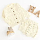 Knit Cardigan Set