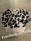 Animal Print Sweater