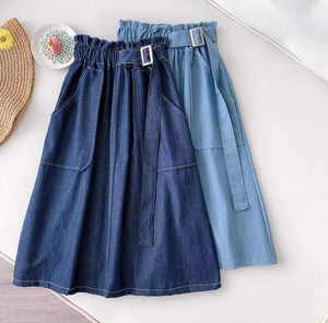 Flairy Denim Skirt