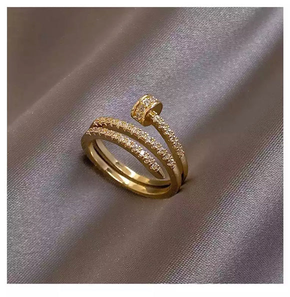 Gold Nail Ring