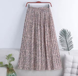 Pleated Midi Skirt