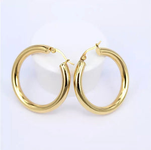 Hoop earrings