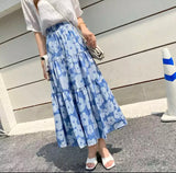 Tiered Midi Skirt