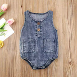 Denim Romper