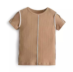 Ribbed Tan Top