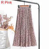 Pleated Midi Skirt