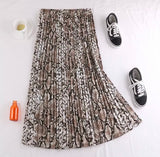 Animal Print Midi Skirt