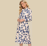 Leaf Print Dress