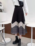 Zig-Zag Striped Skirt