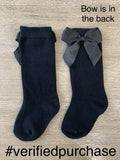 Knee Socks With Bow