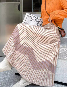 Zig-Zag Striped Skirt