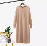 Knit Hooded Dress