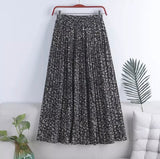 Pleated Midi Skirt