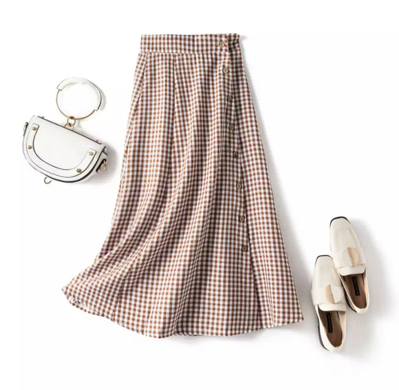 Gingham Skirt