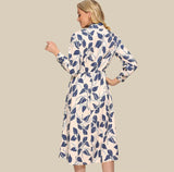 Leaf Print Dress