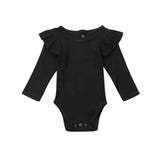 Ribbed Ruffle Onesie