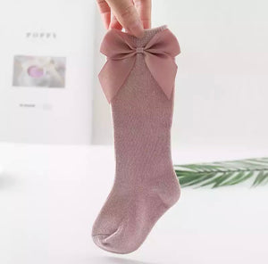 Knee Socks With Bow