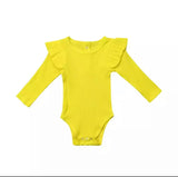 Ribbed Ruffle Onesie