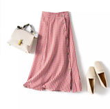 Gingham Skirt