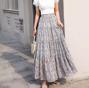 Floral Tiered Skirt