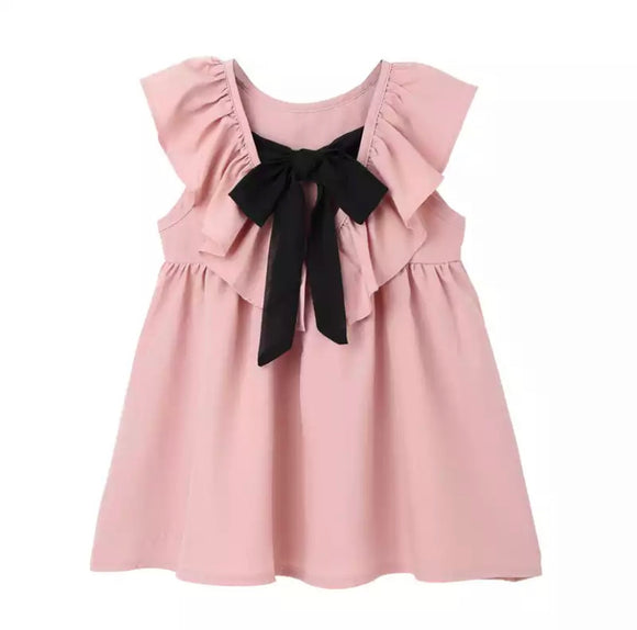 Dress with bow in back