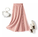 Gingham Skirt