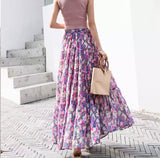 Floral Tiered Skirt