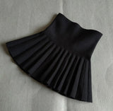 Knitted Pleated Skirt