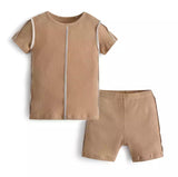 Ribbed Tan Set