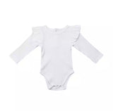 Ribbed Ruffle Onesie